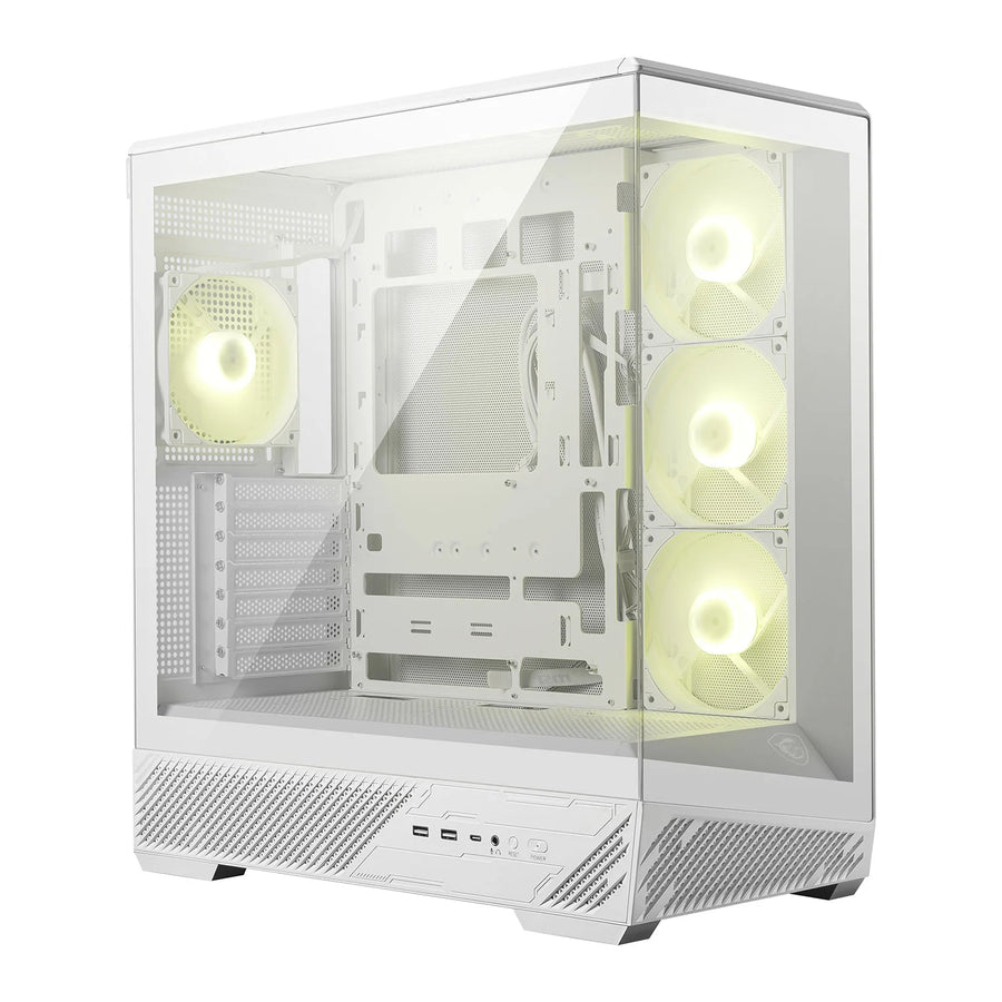 MSI MAG PANO 130R PZ WHITE Computer Case Midi Tower