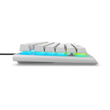 Alienware AW420K, Wired, USB, Mechanical, QWERTY, RGB LED, White