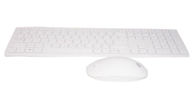 HP 928512-111, Full-size (100%), Wireless, RF Wireless, White, Mouse included