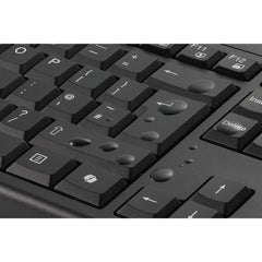 Kensington KM270 EQ Rechargeable Desktop Set – Wireless, Full-size (100%), Wireless, RF Wireless + Bluetooth, Black