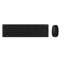 ASUS W5000, Full-size (100%), Wireless, RF Wireless, Membrane, Black, Mouse included