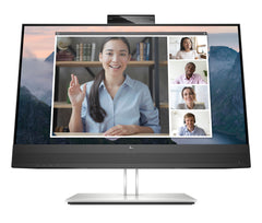 HP E24mv G4, 60.5 cm (23.8"), 1920 x 1080 pixels, Full HD, 5 ms, Black, Silver