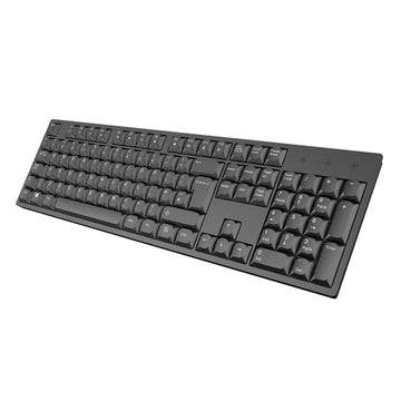 VIDA OFFICE 2IN1 USB KEYBOARD KIT, Wired, USB, Membrane, QWERTY, Black, Mouse included