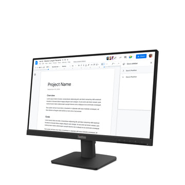 Lenovo ThinkVision S22-4e Monitor, 54.6 cm (21.5"), 1920 x 1080 pixels, Full HD, LED, 6 ms, Black