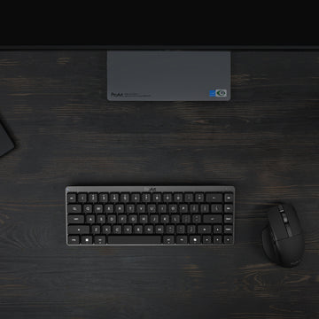 ASUS ProArt Keyboard KD300, Wireless, USB + RF Wireless + Bluetooth, Mechanical, QWERTY, RGB LED, Black