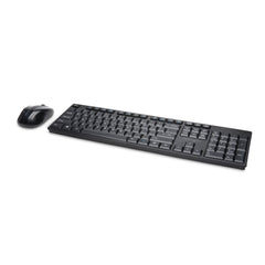 Kensington Pro Fit Low-Profile Wireless Desktop Set, Full-size (100%), Wireless, RF Wireless, Black