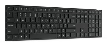 Lenovo 4Y41S04696, Full-size (100%), Wireless, RF Wireless + Bluetooth, Metal dome key switch, Black