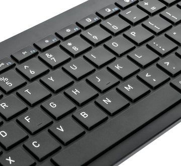 Targus AKB863US, Full-size (100%), Wireless, RF Wireless + Bluetooth, QWERTY, Black