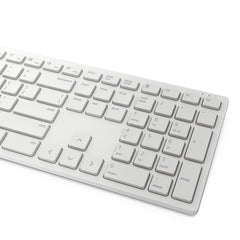 DELL Pro Keyboard and Mouse - KM5221W - US International (QWERTY) - White, Wireless, RF Wireless, Plunger key switch, QWERTY, White, Mouse included