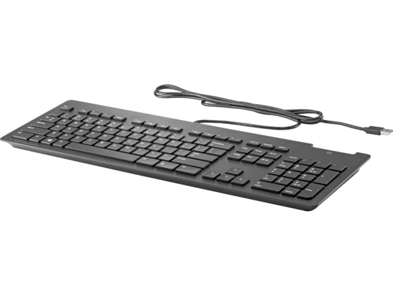 HP 911725-DX1, Full-size (100%), Wired, USB, Black