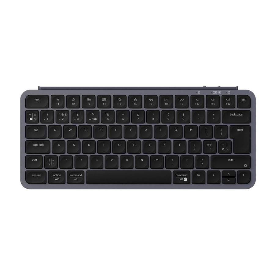 Keychron B1 Pro, 75%, Wired & Wireless, USB + RF Wireless + Bluetooth, Mechanical, QWERTY, Grey