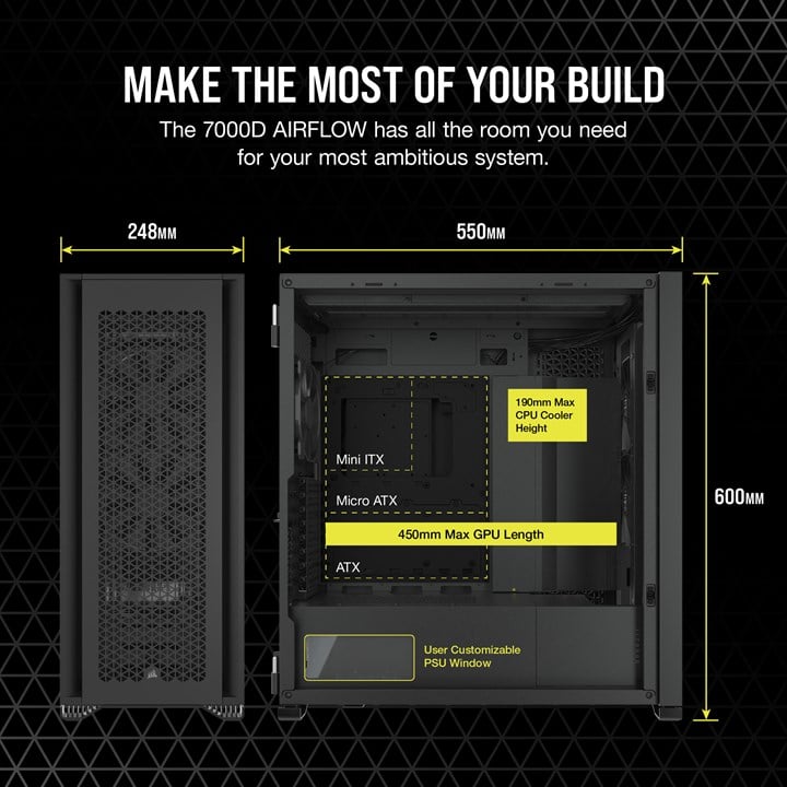 Corsair 7000D Airflow Full Tower Black