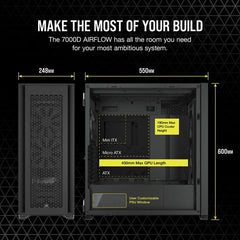 Corsair 7000D Airflow Full Tower Black