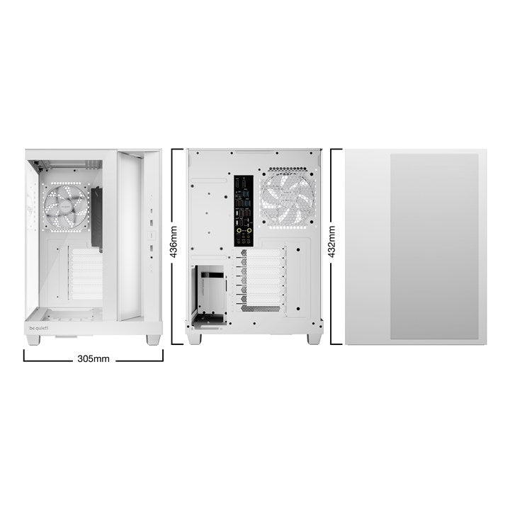 Be Quiet! Light Base 500 LX White Midi Tower