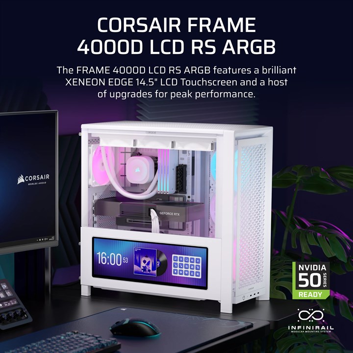FRAME 4000D LCD RS ARGB WHITE