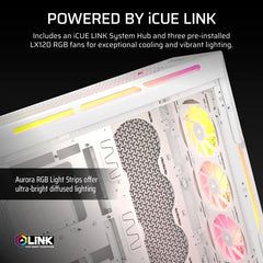 Corsair iCUE LINK 5000T LX RGB Midi Tower White