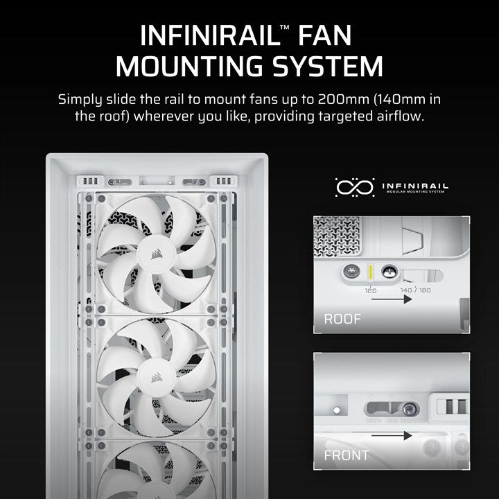Corsair FRAME 5000D RS Midi Tower White