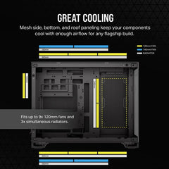 Corsair 2500D AIRFLOW Midi Tower Black