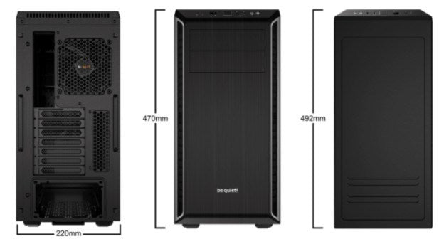 Be Quiet! Pure Base 600 Midi Tower Black, Silver