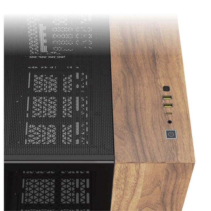 Corsair CC-9011286-WW Computer Case Midi Tower Black, Walnut