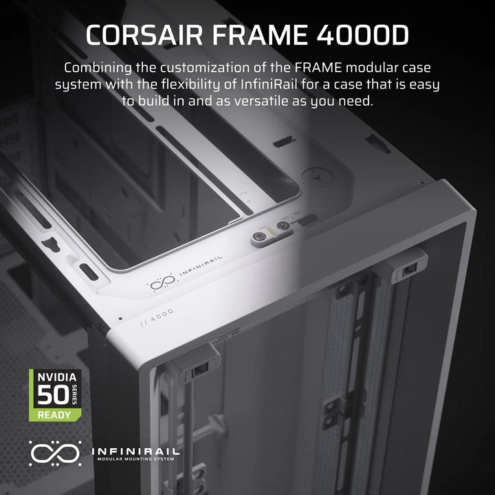 Corsair FRAME 4000D Midi Tower White