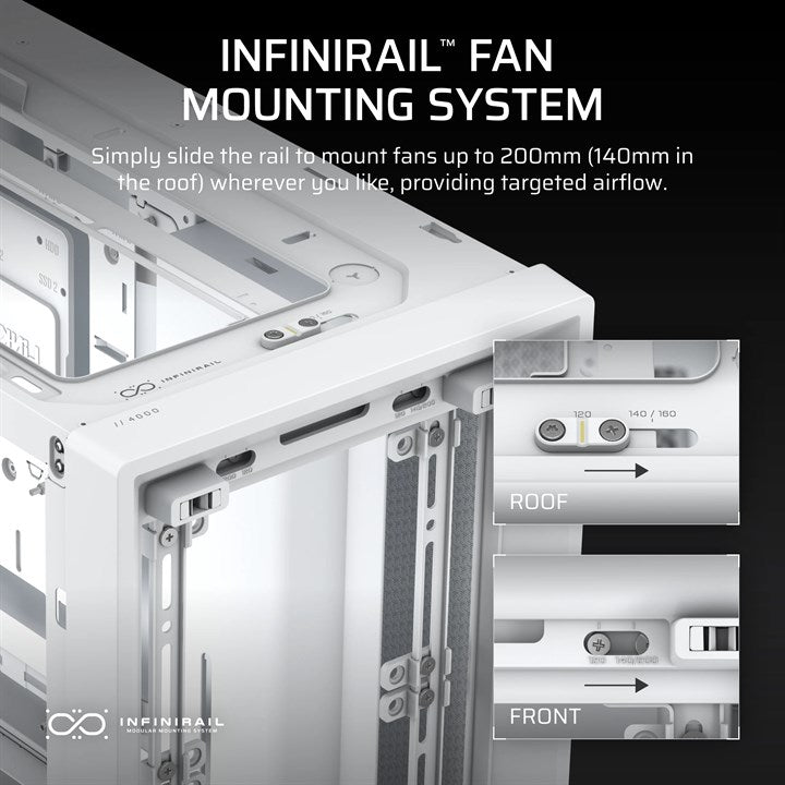 Corsair FRAME 4000D Midi Tower White