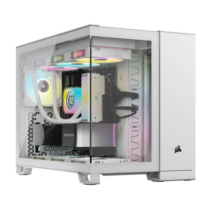 Corsair 2500X RGB Micro Tower White
