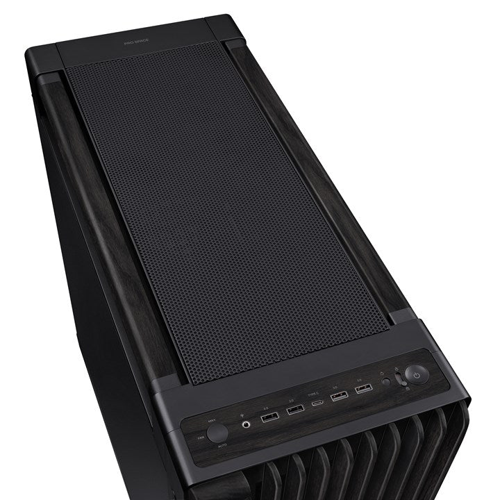 ASUS ProArt PA602 Wood Edition � Metal Panel Midi Tower Black