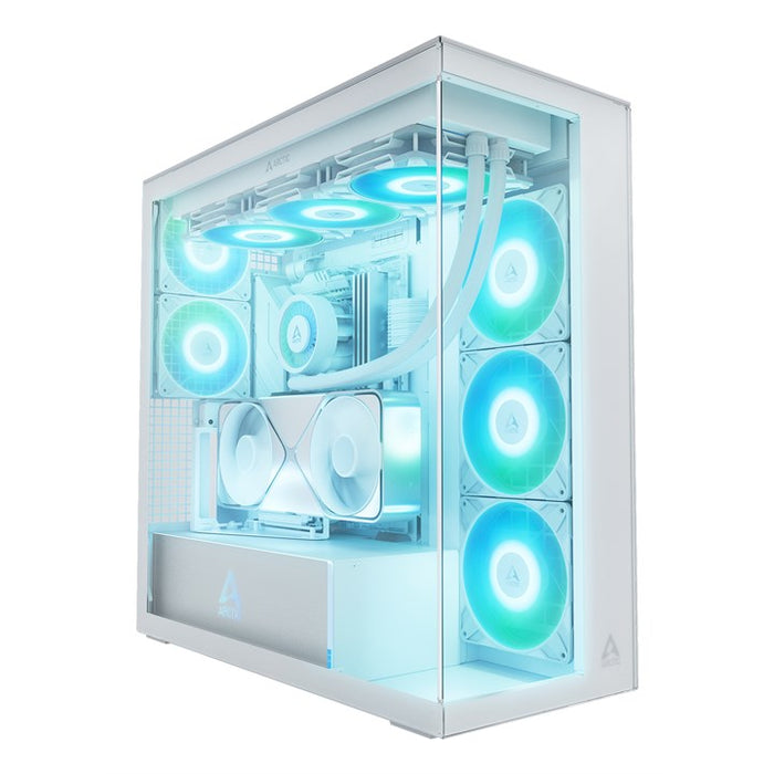 ARCTIC Xtender VG (White) Premium E-ATX PC Case with Vertical GPU Mounting