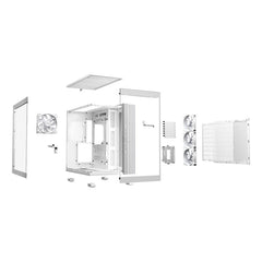 Be Quiet! LIGHT BASE 600 LX White Midi Tower