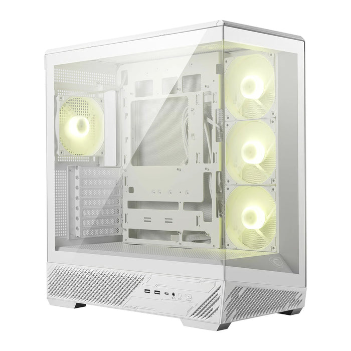 MSI MAG PANO 130R PZ WHITE Computer Case Midi Tower