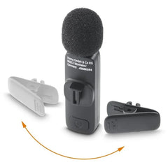 Hama Smart Wireless Black Lavalier/Lapel microphone
