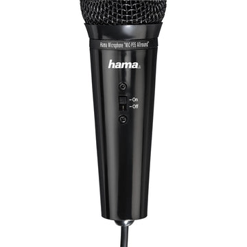 Hama MIC-P35 Allround Microphone, PC and Notebook, 3.5mm Jack Plug, Black