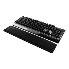MSI VIGOR WR01 Keyboard Wrist Rest 'Black with Iconic Dragon Design, Cool Gel-Infused Memory Foam, Non-Slip Rubber Base, Incline Shape, Keyboard Add on Accessory for VIGOR Series Keyboard, Compatible with Most Gaming Keyboards'