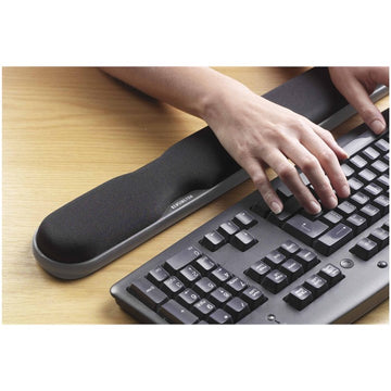 Kensington Height Adjustable Gel Keyboard Wrist Rest Black