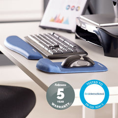 Fellowes 9287402 wrist rest Fabric,Foam Blue