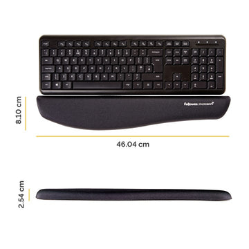 Fellowes 9252103 wrist rest Fabric,Foam Black
