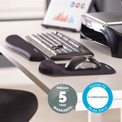 Fellowes 9252103 wrist rest Fabric,Foam Black