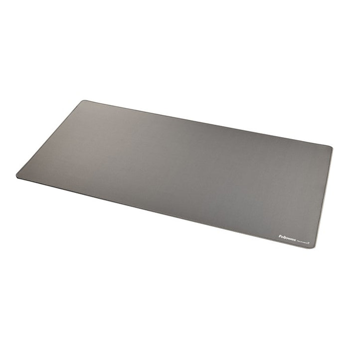 Fellowes Computer Desk Mat with Non-Slip Base Breyta Desk Mat with Antibacterial Protection Grey
