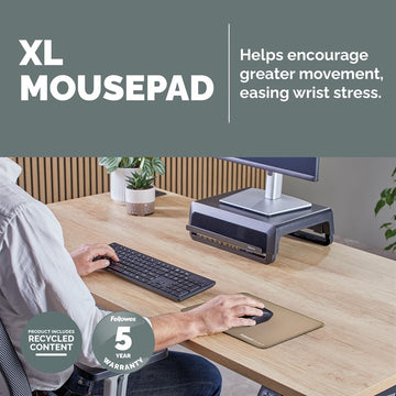 Fellowes Breyta (New) XL Mousepad Sand