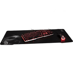 MSI AGILITY GD70 Pro Gaming Mousepad '900mm X 400mm, Pro Gamer Silk Surface, Iconic Dragon Design, Anti-Slip and Shock-Absorbing Rubber Base, Reinforced Stitched Edges'