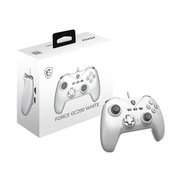 MSI FORCE GC200 WHITE Gaming Controller USB Gamepad Analogue / Digital Android, PC