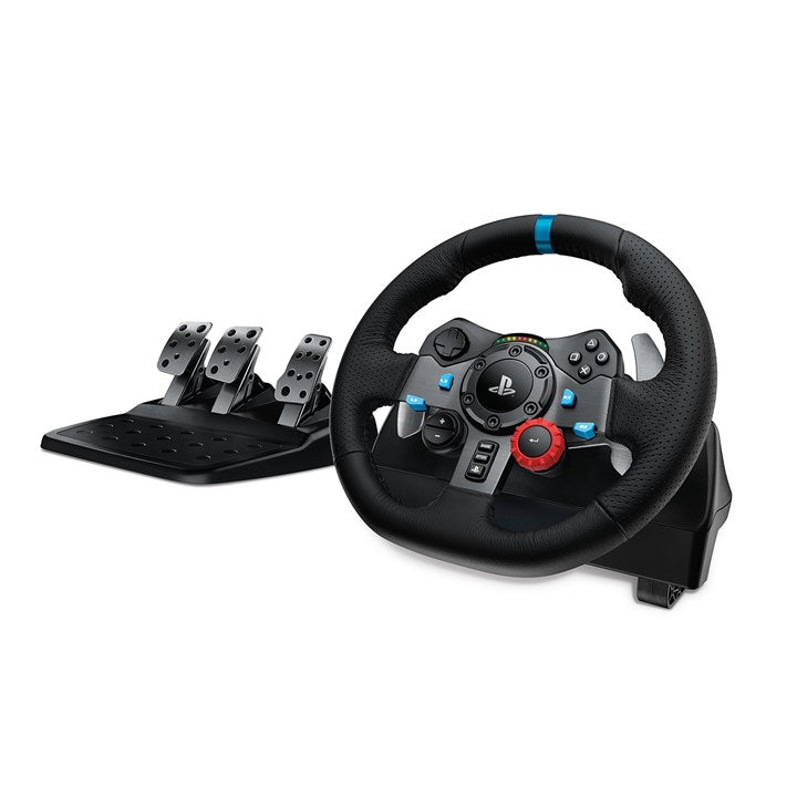 Logitech G G29 Driving Force Racing Wheel for PlayStation®5 and PlayStation®4 Black USB 2.0 Steering wheel + Pedals Analogue PC, PlayStation 4, Playstation 3
