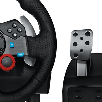 Logitech G G29 Driving Force Racing Wheel for PlayStation®5 and PlayStation®4 Black USB 2.0 Steering wheel + Pedals Analogue PC, PlayStation 4, Playstation 3