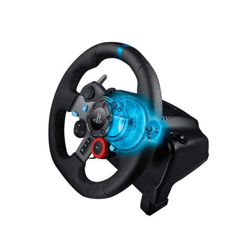 Logitech G G29 Driving Force Racing Wheel for PlayStation®5 and PlayStation®4 Black USB 2.0 Steering wheel + Pedals Analogue PC, PlayStation 4, Playstation 3