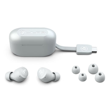 JLab Go Pop+ Headset True Wireless Stereo (TWS) In-Ear Calls/Music/Sport/Everyday Bluetooth White