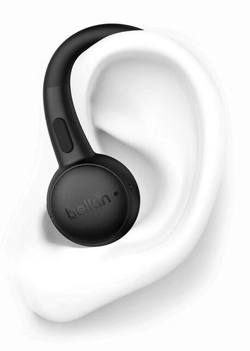 Belkin SoundForm ActiveFit Headset Wired & Wireless Ear-Hook Calls/Music USB Type-C Bluetooth Black