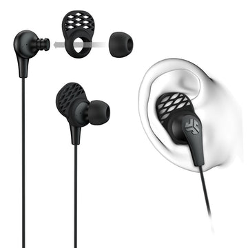 JLab JBuds Pro Signature Headphones Wired In-Ear Sports Black