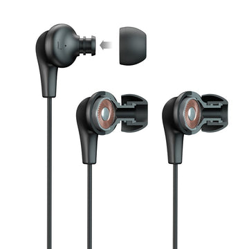JLab JBuds Pro Signature Headphones Wired In-Ear Sports Black
