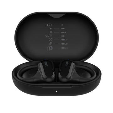 Belkin SoundForm ClearFit Headset True Wireless Stereo (TWS) Ear-Hook Calls/Music/Sport/Everyday Bluetooth Black